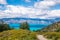 Bertran lake and mountains beautiful landscape, Chile, Patagonia, South America