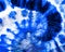 Beryl Spiral Shibori Texture. Cerulean Swirl Watercolor Painting. Azure Acrylic Paint. Cobalt Brush Border. Blue Dirty Art Graffit