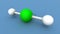 Beryllium hydride molecule