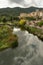 Besalu village and Fluvia river