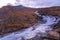 Bessa river near Besseggen in Jotunheim National Park in Norway