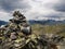 Bessegen ridge with trail mark, Norway