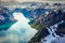 Besseggen above Lake Gjende in Jotunheimen, Norway, Northern Europe