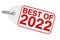 Best of 2022 New Year Tag. 3d Rendering