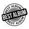 Best Album rubber stamp