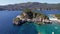 Best Beaches of Corfu island. Limni Glyko. Greece travel