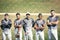 The best of the best in baseball. Portrait of a group of confident young men playing a game of baseball.