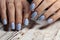 the best blue manicure