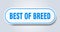 best of breed sticker.