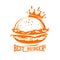 Best burgers graphic logo.