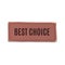 Best choice, old vintage handmade leather label