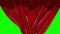 The Best Curtains on Green screen Background - Red Curtains Opening 3d render