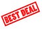 Best deal stamp sign. best deal grunge rubber stamp on white