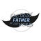 Best father logo illustration