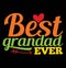 best grandad ever, funny dad father\\\'s day gift tee template