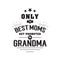 Best grandma handwritten in black