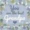 Best Grandpa Message Greeting Card