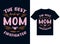the best kind of mom raises firefighter t-shirt design typography vector