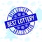Best Lottery Grunge Round Stamp Seal for New Year