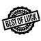 Best Of Luck rubber stamp