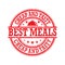 Best Meals, Cheap and Tasty food - badge / stamp