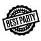 Best Party rubber stamp