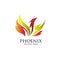 Best phoenix logo vector