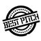 Best Pitch rubber stamp