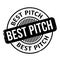 Best Pitch rubber stamp