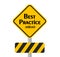 Best practice Ahead Sign