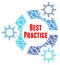 Best practice sign illustration