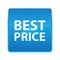 Best Price shiny blue square button