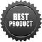 Best product seal stamp badge black