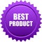 Best product seal stamp badge violet