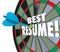 Best Resume Dart Hitting Board Skills Experience Reference Education