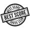 Best Score rubber stamp