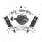 Best seafood. Fresh Alaska sole or flounder. Vector illustration. For seafood emblem, sign, patch, shirt, menu