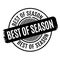 Best Of Season rubber stamp