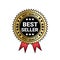 Best Seller And Quality Medal Golden Seal With red Ribbon Decoration