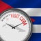 The Best Time to Visit Cuba. Flight, Tour to Cuba. Vector Illustration