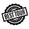 Best Tour rubber stamp