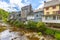 Best of the touristic village Monschau, Eifel region, Germany HDR High dynamic range