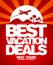 Best vacation deals design template.