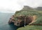 The best view of Mulafossur, a stunning waterfall in the Faroe Island of Vagar