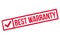 Best Warranty rubber stamp