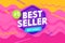 Bestseller Banner, Promotion and Shopping Template for Hot Offer and Sale. Flyer Design, Social Media Placard