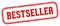 bestseller stamp. bestseller rectangular stamp on white background