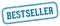 bestseller stamp. bestseller rectangular stamp on white background