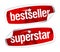 Bestseller and superstar stickers.