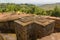 Bet Giyorgis (Saint George) rock-hewn church in Lalibela, Ethiop